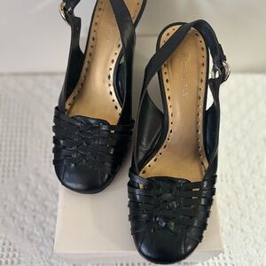 BCBGirls Black Strappy Heels